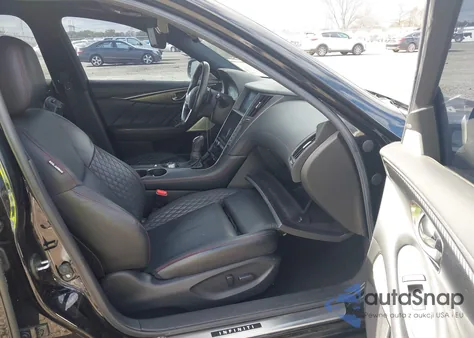 2021 Infiniti Q50 Red Sport 400 Awd из США, поврежденный, VIN JN1FV7DR5MM880045